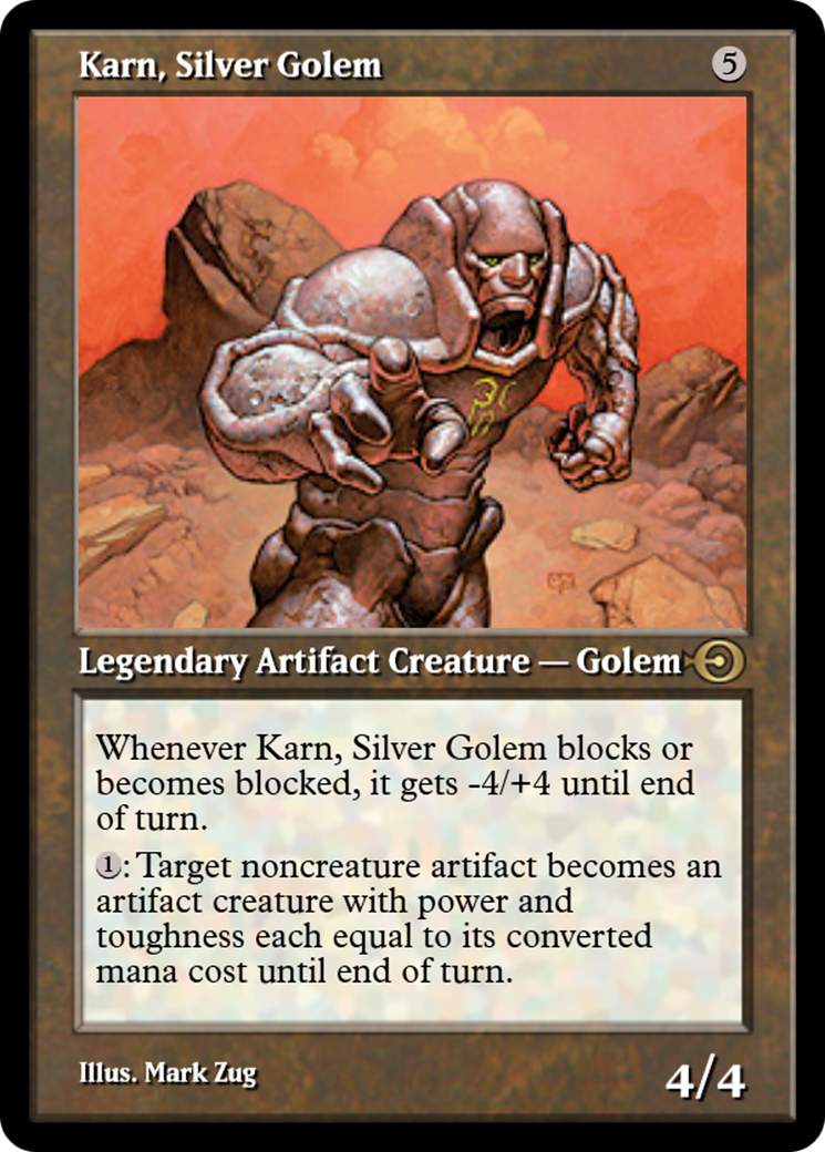 Karn, Silver Golem Card Image
