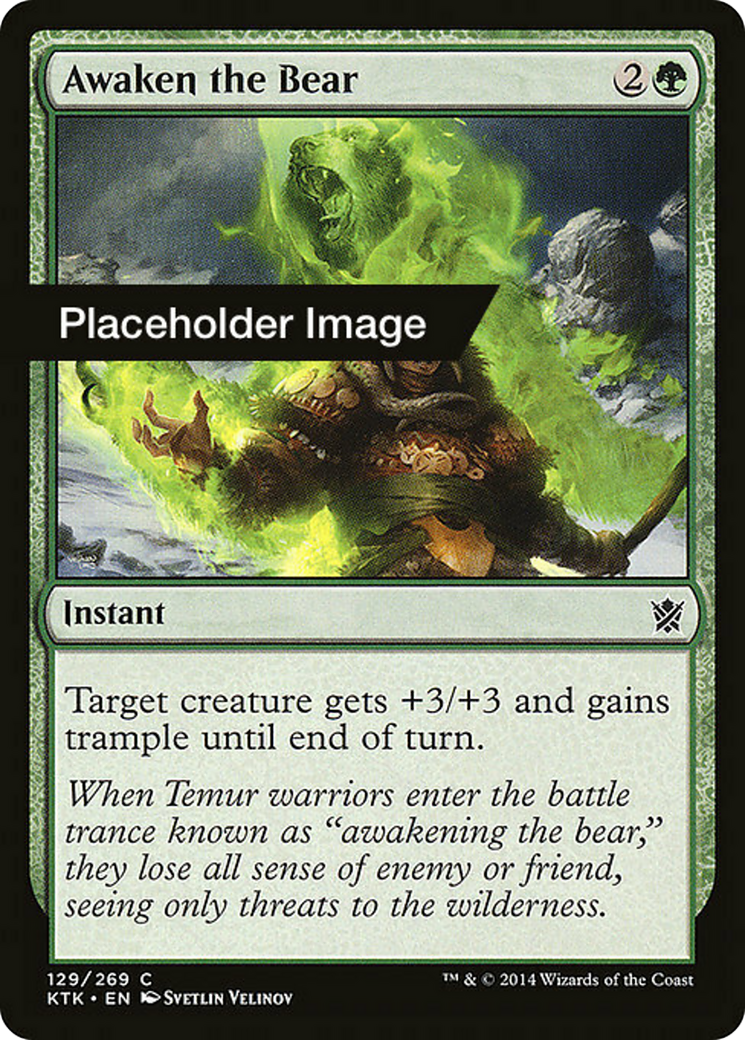 Awaken the Bear Card Image