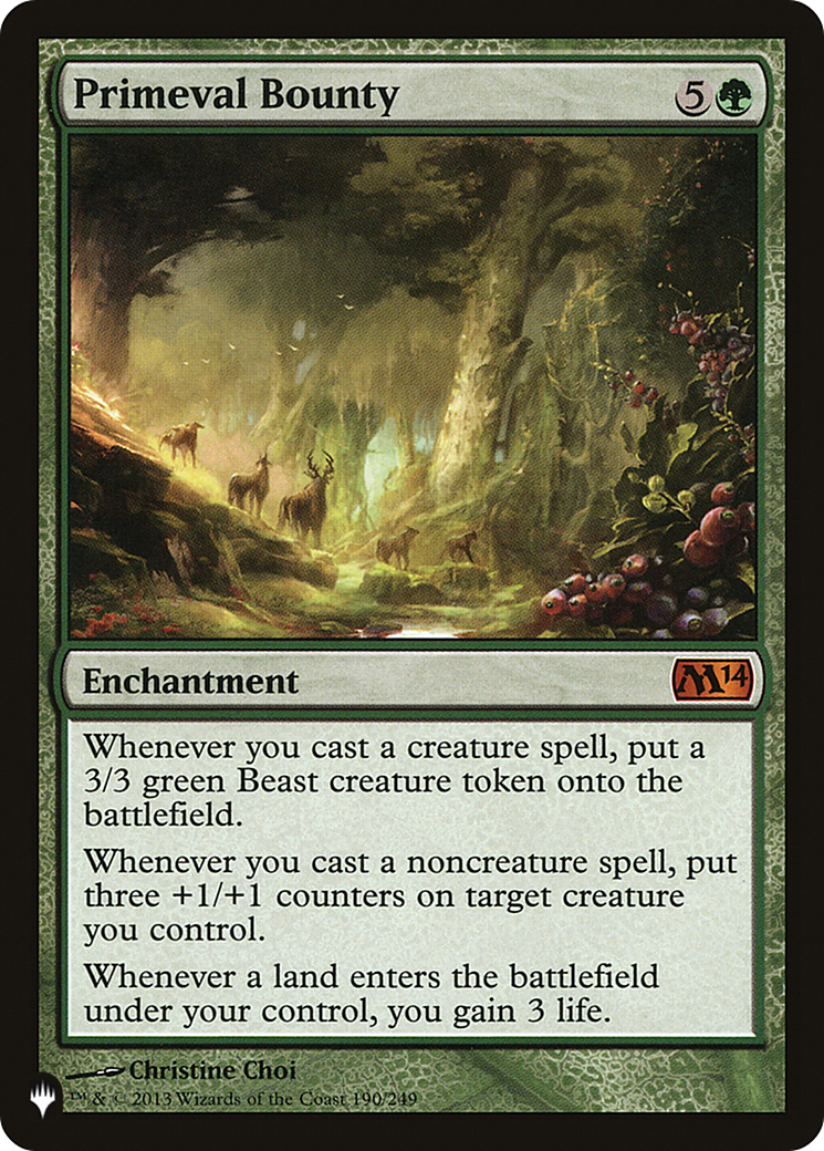 Primeval Bounty Card Image