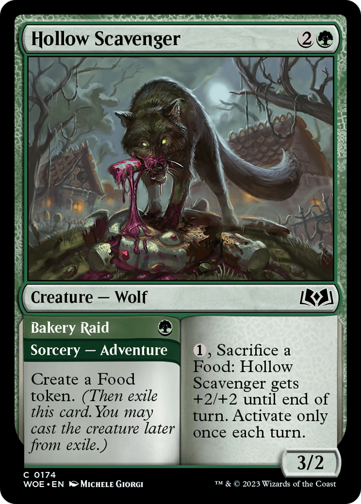 Hollow Scavenger // Bakery Raid Card Image