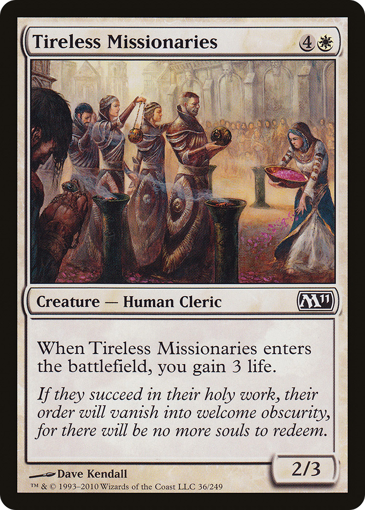 Tireless Missionaries Card Image