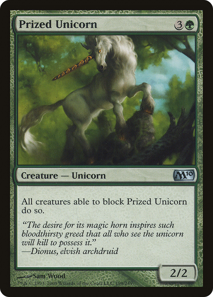 Prized Unicorn Card Image