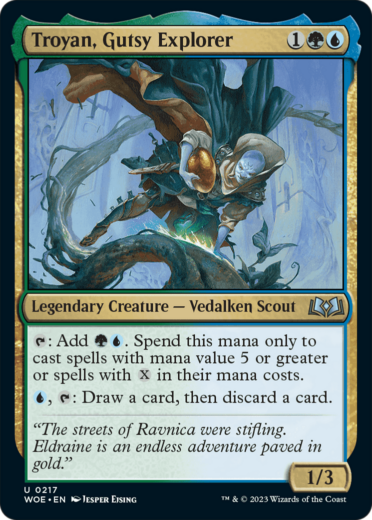 Troyan, Gutsy Explorer Card Image