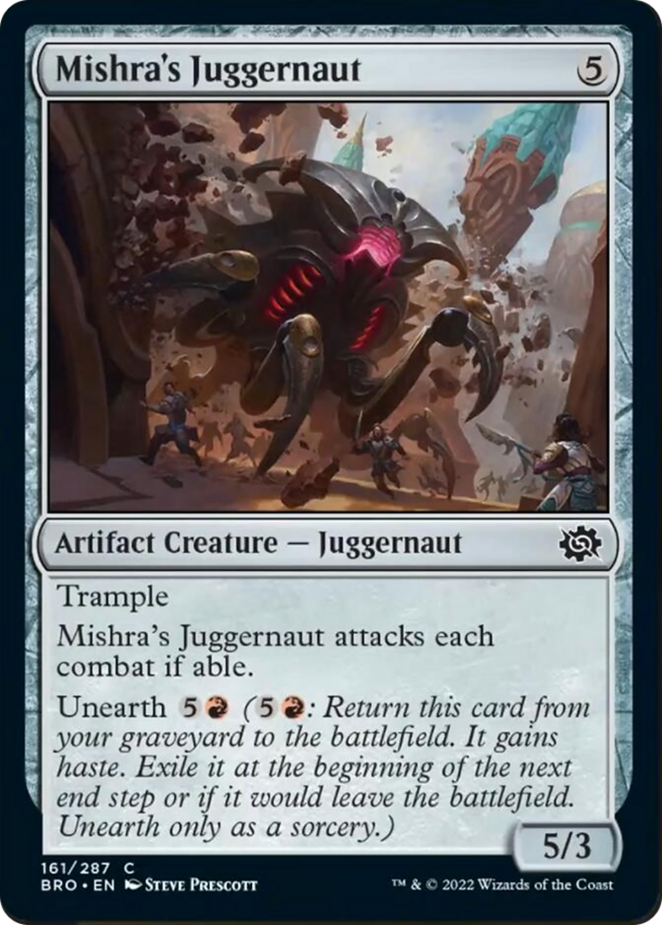 Mishra's Juggernaut Card Image