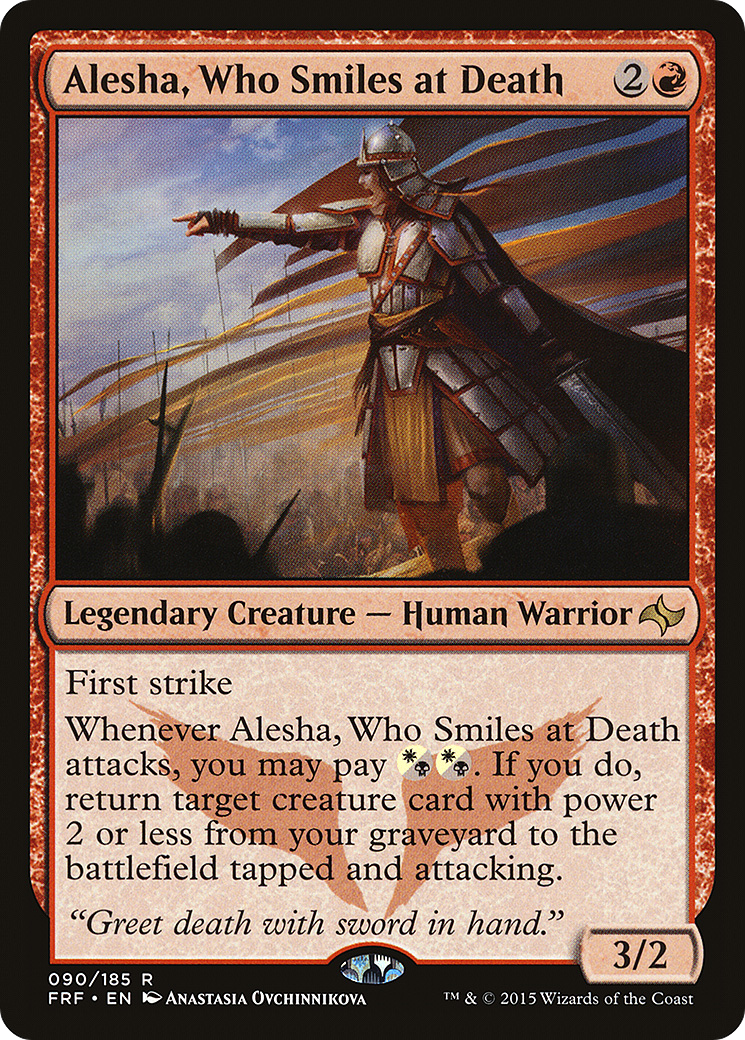 Alesha, Who Smiles at Death Card Image