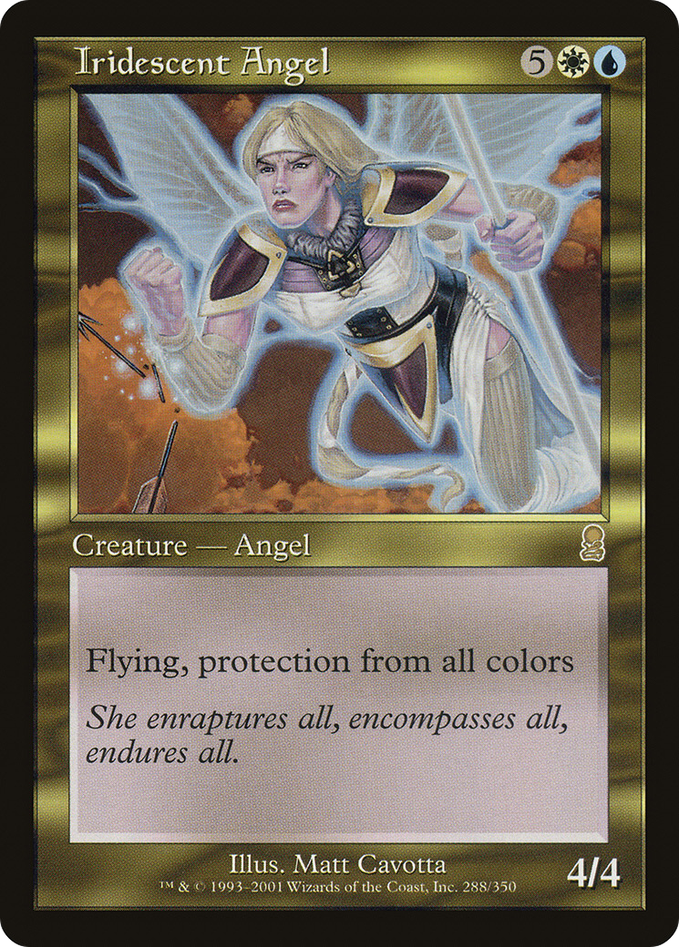 Iridescent Angel Card Image
