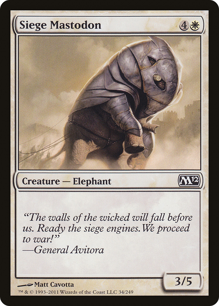 Siege Mastodon Card Image