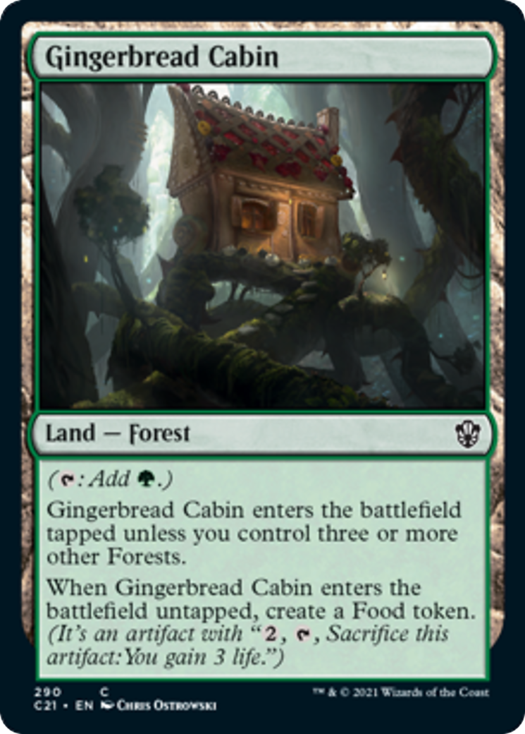 Gingerbread Cabin Card Image