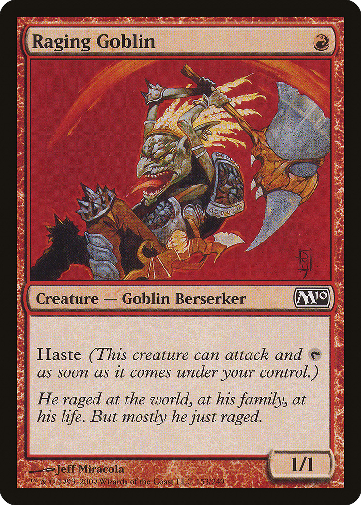 Raging Goblin Card Image