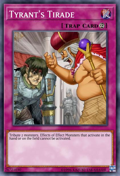 Tyrant's Tirade Card Image