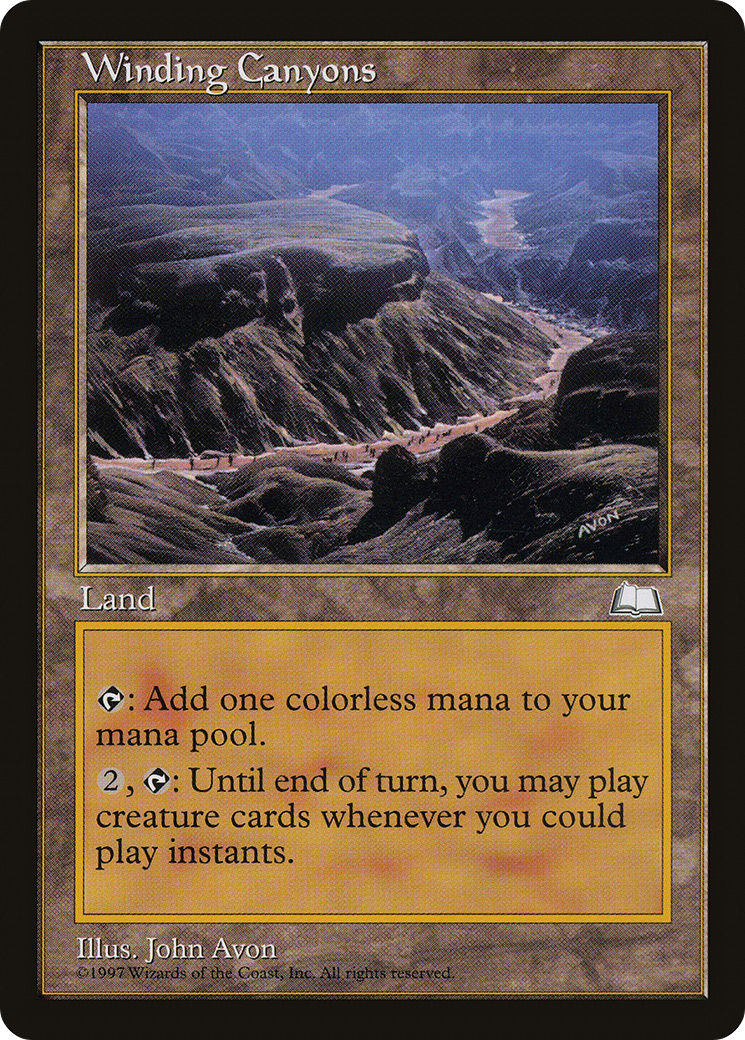 Winding Canyons Card Image