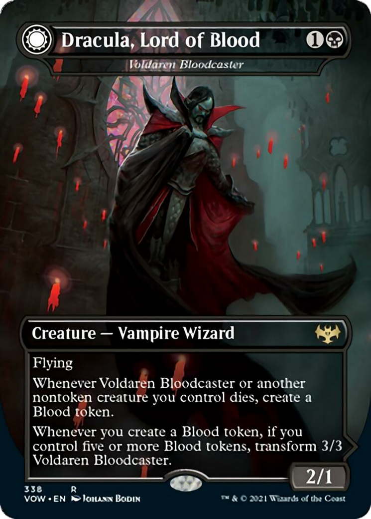 Voldaren Bloodcaster // Bloodbat Summoner Card Image