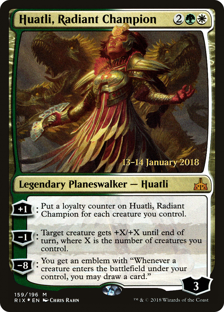 Huatli, Radiant Champion Card Image