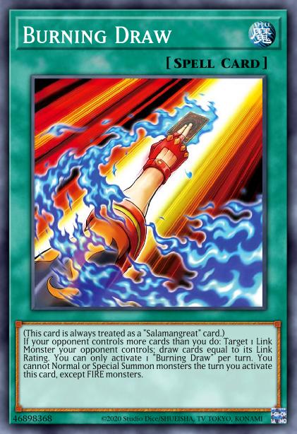 Burning Draw Card Image