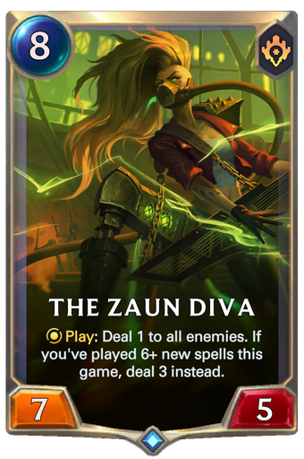 The Zaun Diva Card Image