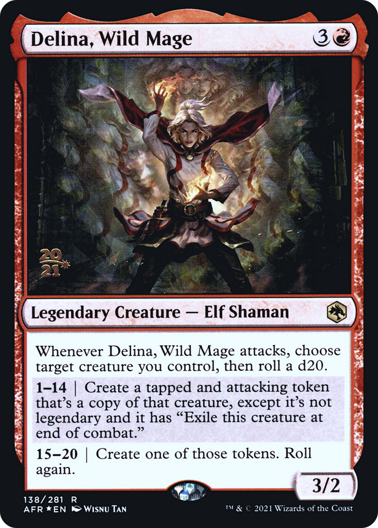 Delina, Wild Mage Card Image