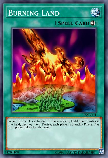 Burning Land Card Image