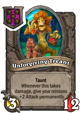 Unforgiving Treant Card Image