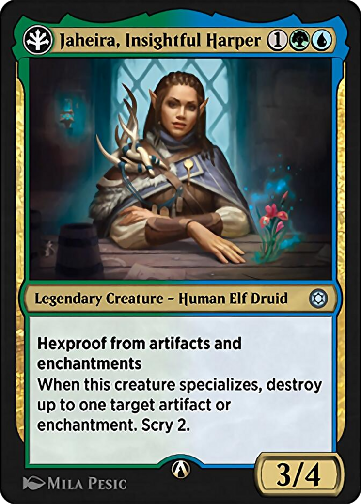 Jaheira, Insightful Harper Card Image