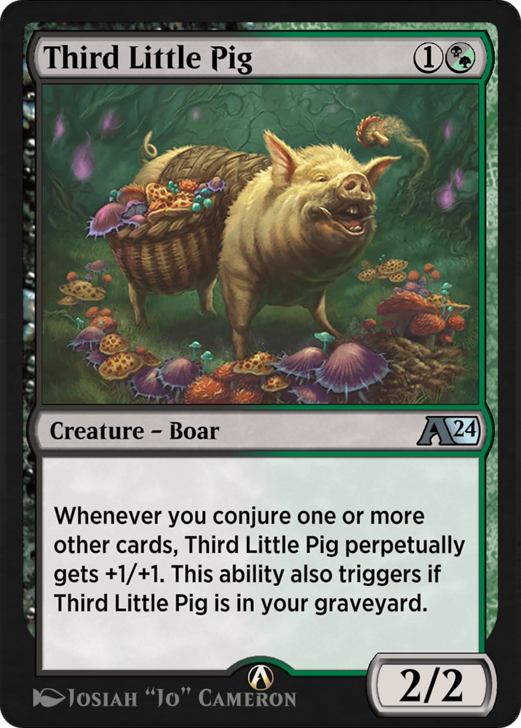 Third Little Pig Card Image