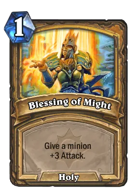 Blessing of Might Card Image