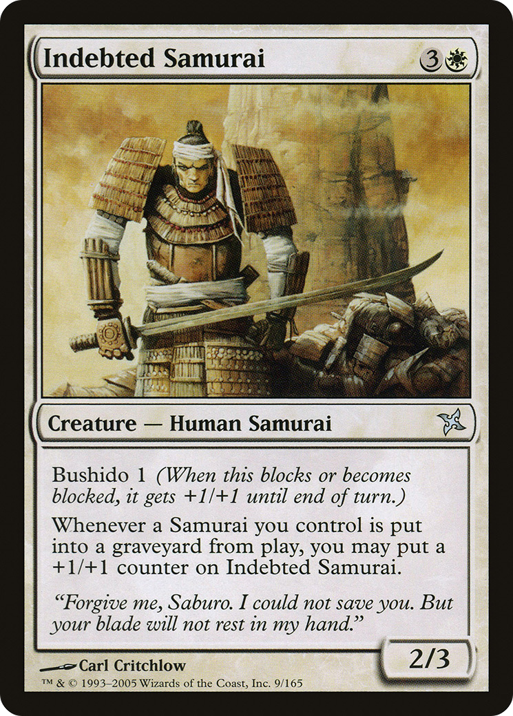 Indebted Samurai Card Image