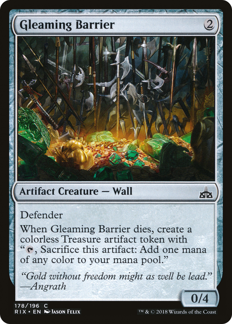 Gleaming Barrier Card Image