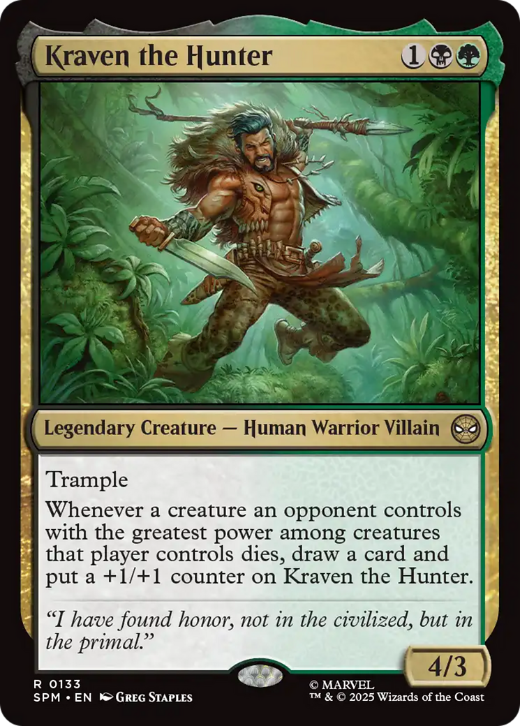 Kraven the Hunter Card Image
