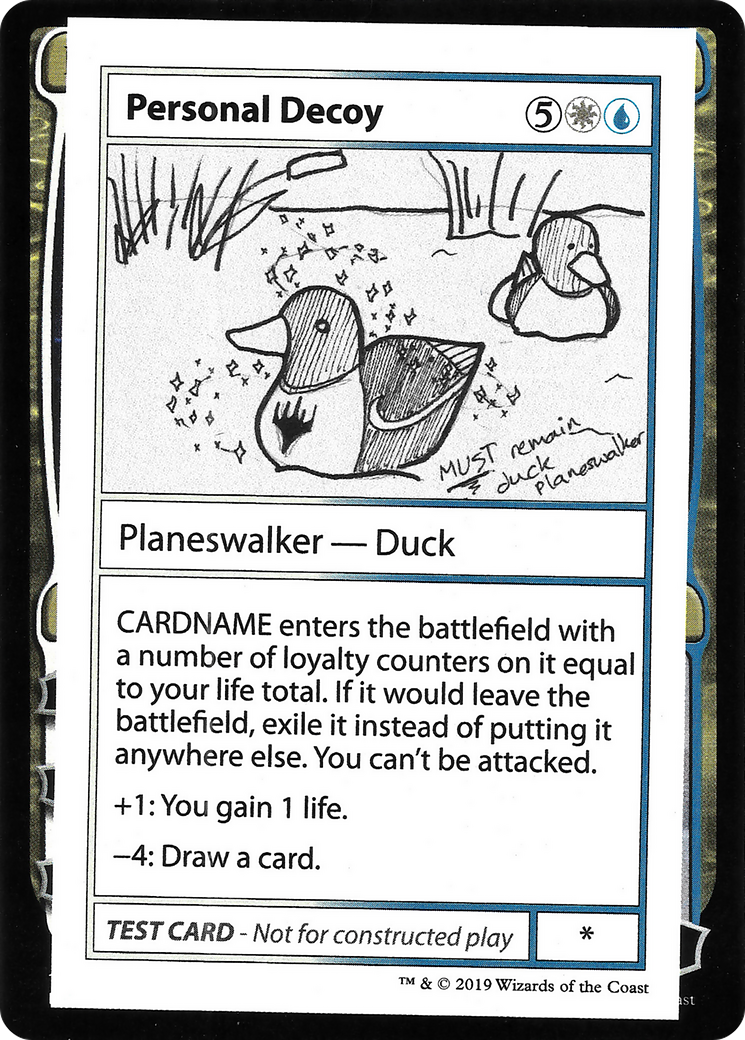 Personal Decoy Card Image