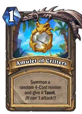 Amulet of Critters Card Image