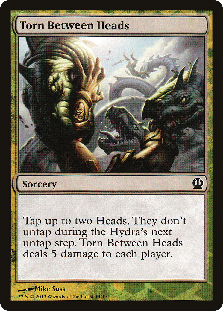 Torn Between Heads Card Image