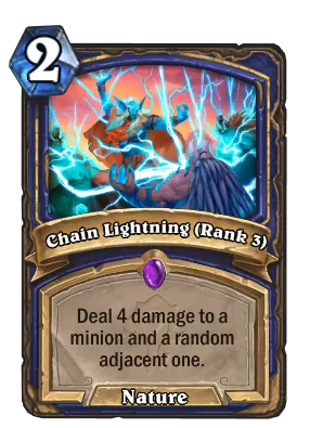 Chain Lightning (Rank 3) Card Image