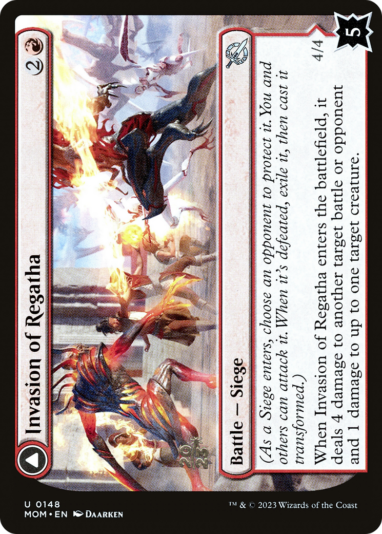 Invasion of Regatha // Disciples of the Inferno Card Image