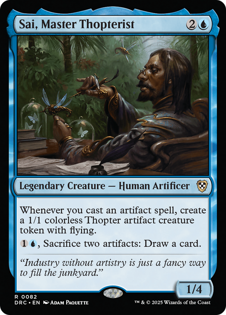 Sai, Master Thopterist Card Image