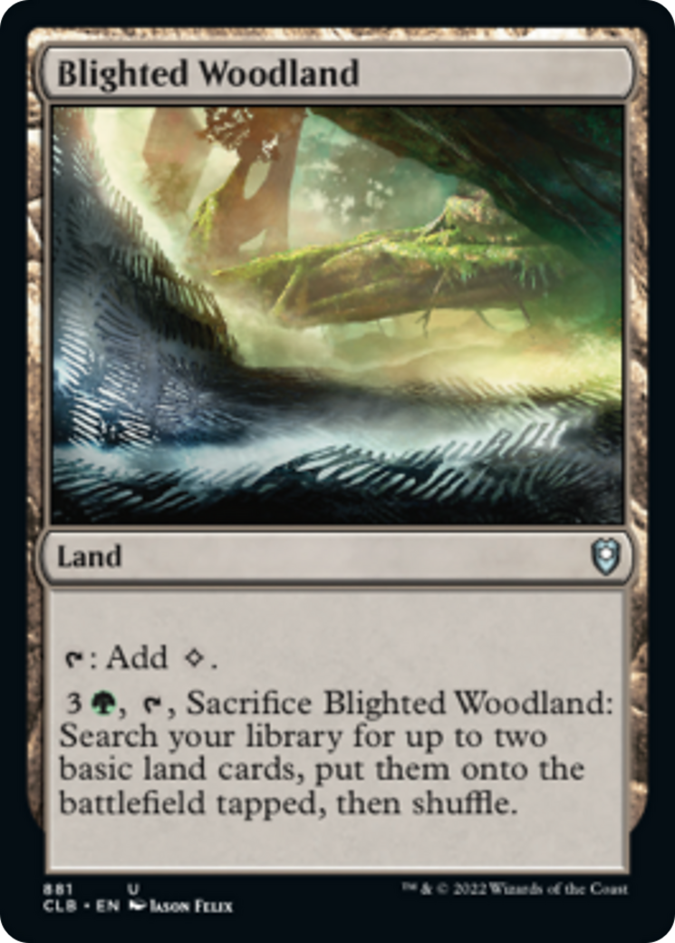 Blighted Woodland Card Image
