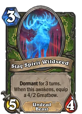 Stag Spirit Wildseed Card Image