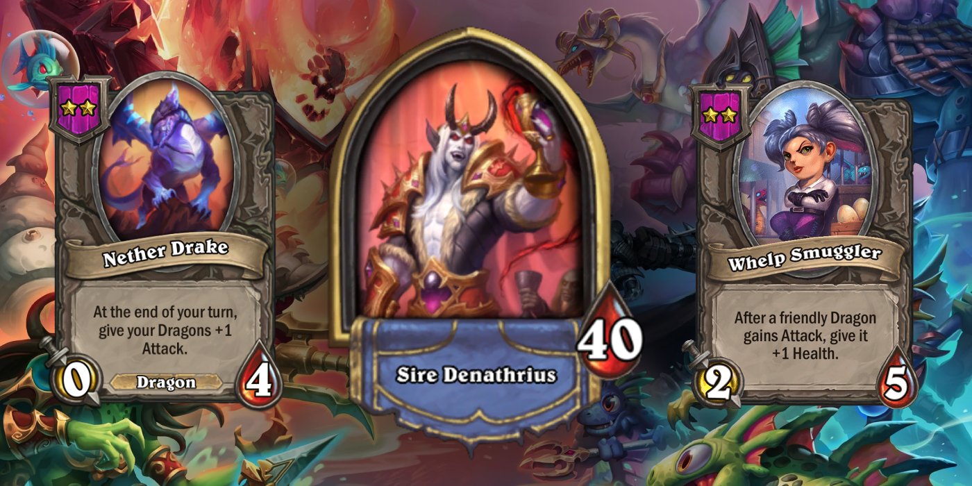 Tales From Hearthstone Battlegrounds - Smuggled Nether Dragons With Sire Denathrius
