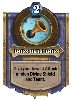 Hello! Hello! Hello! Card Image