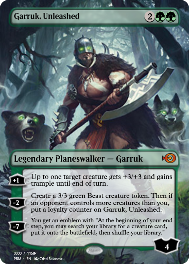 Garruk, Unleashed Card Image