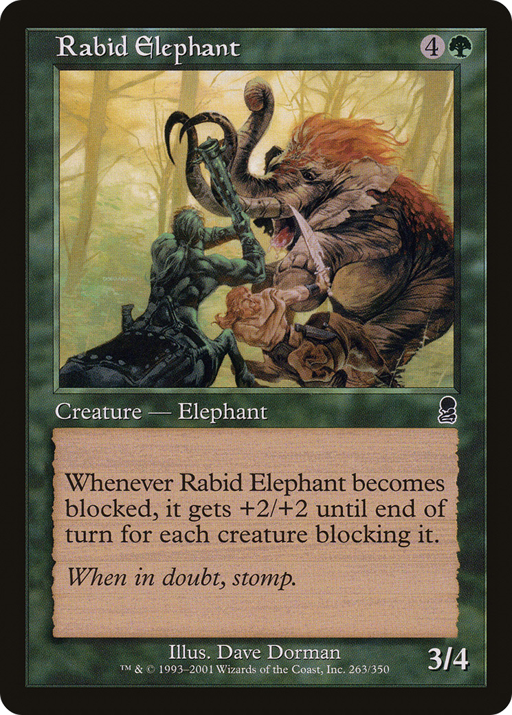 Rabid Elephant Card Image