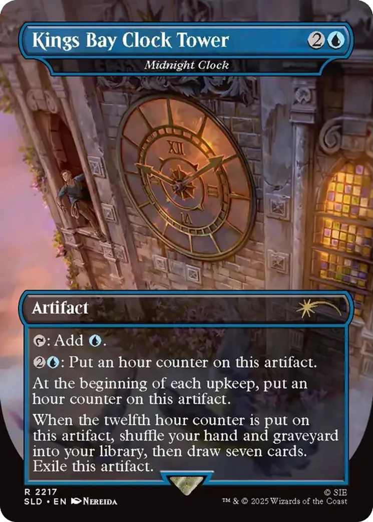 Midnight Clock Card Image
