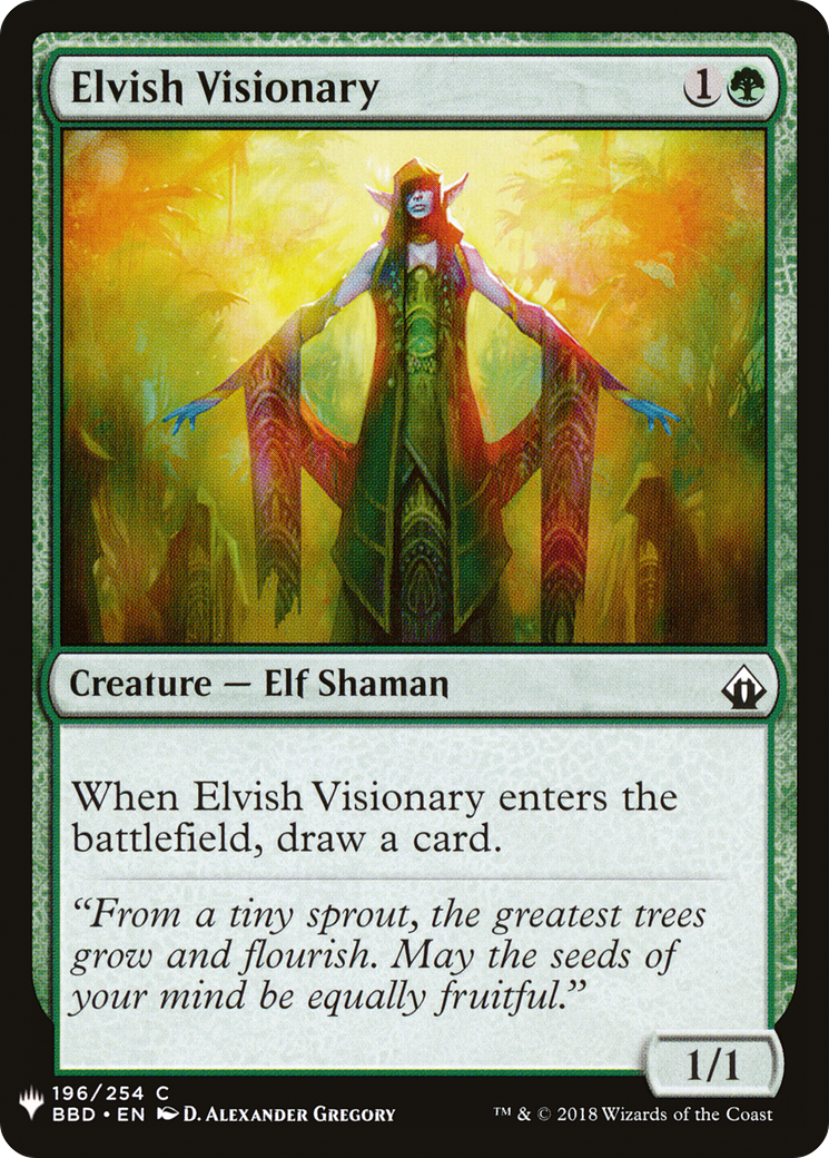 Elvish Visionary Card Image