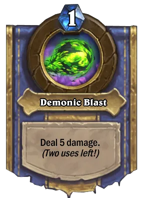 Demonic Blast Card Image