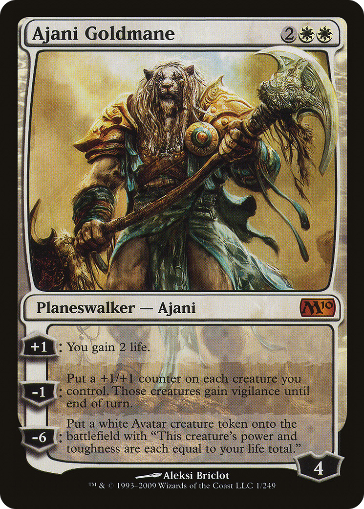 Ajani Goldmane Card Image