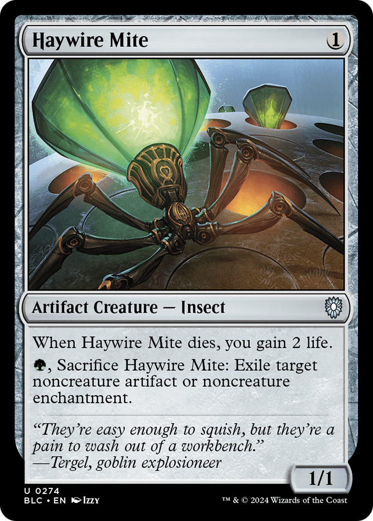 Haywire Mite Card Image