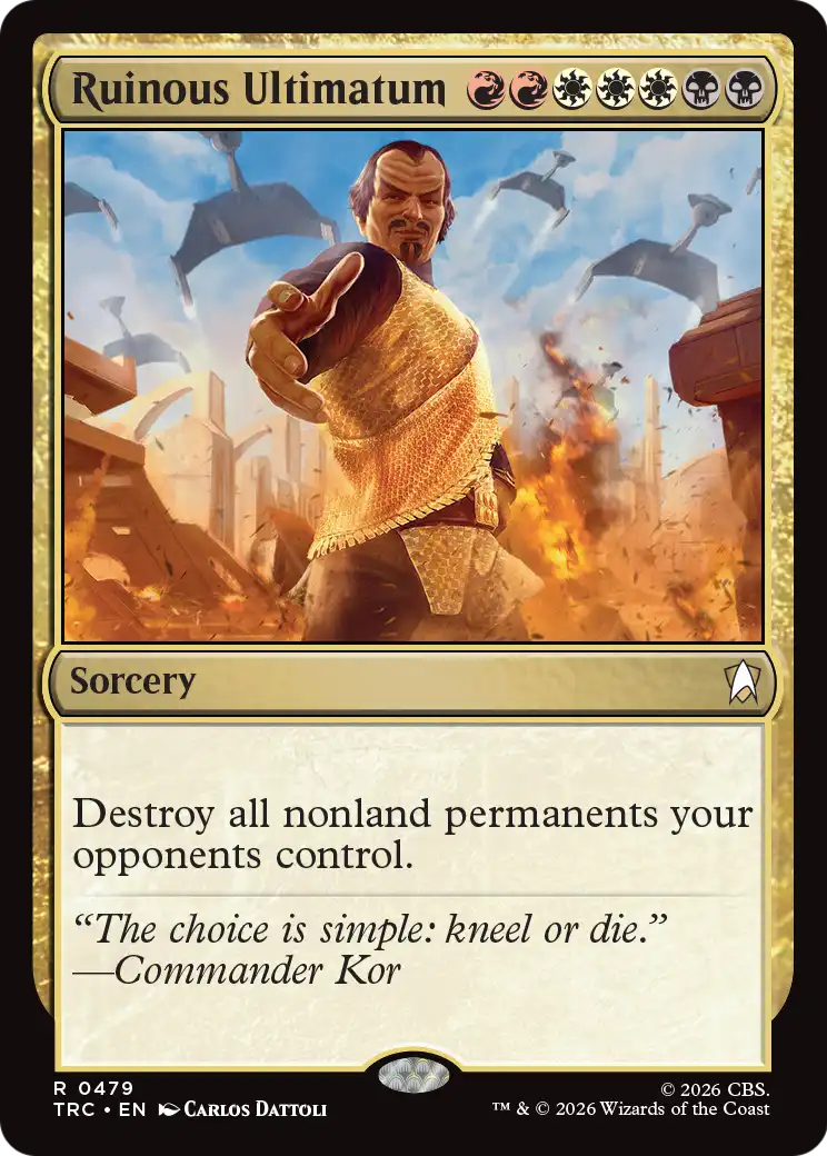 Ruinous Ultimatum