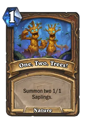 One, Two, Trees! Card Image