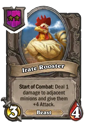 Irate Rooster Card Image