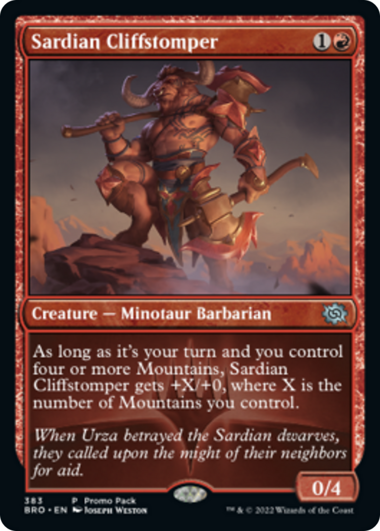 Sardian Cliffstomper Card Image