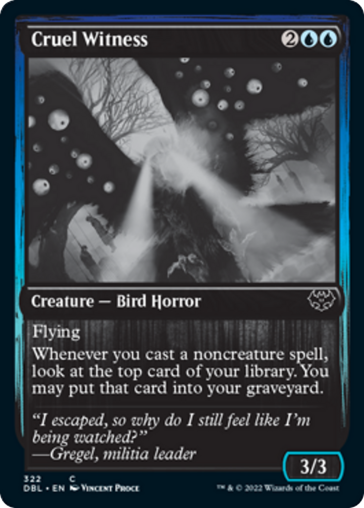 Cruel Witness Card Image